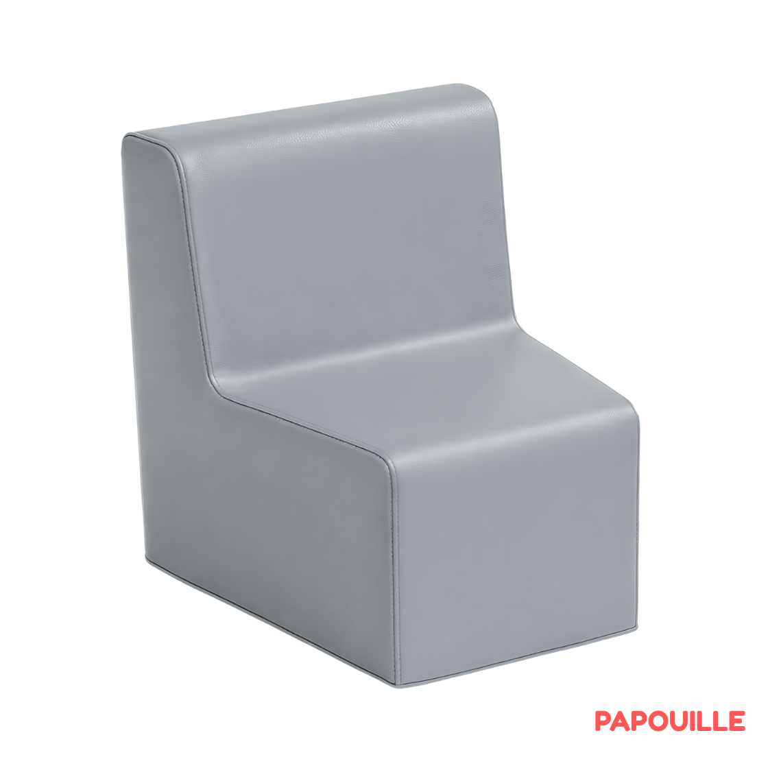 Chauffeuse angle 17 cm gris