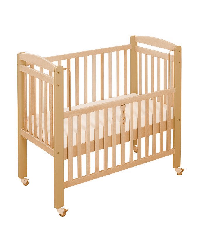 Lit crèche easy cat 120x60cm naturel