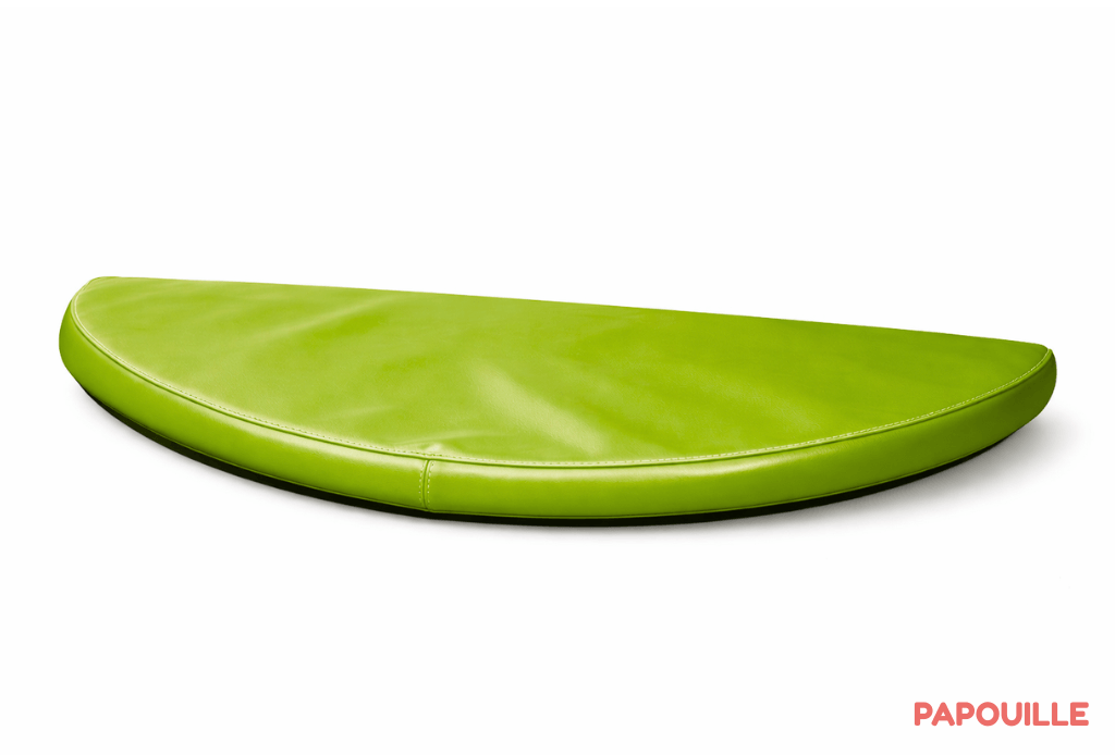 Tapis 1/2 rond en mousse pvc 80 x 40 x 3cm pistache