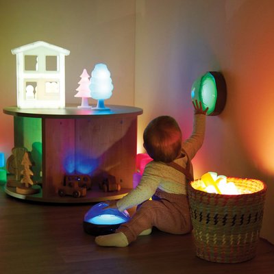 Motricité - Eveil Sensoriels et Tactiles - Lampe sensorielle et sonore - USB