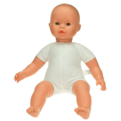 Jouets - Poupons, Peluches et Accessoires - Grand poupon bébé 50 cm Caucasien