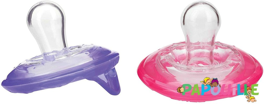 Repas - Tétine et Sucette - Lot de 2 sucettes naturel flex bout cerise anatomique 6-36