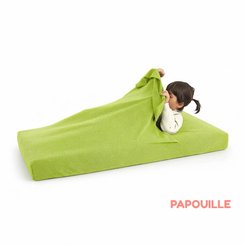 Couchage - Linge de Lit Bébé, Enfant  - Combi drap éponge portefeuille 60 x 120 cm vert