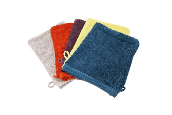 Change - Linge de Toilette Bébé, Enfant - Gant de toilette - haute résistance -orange foncé