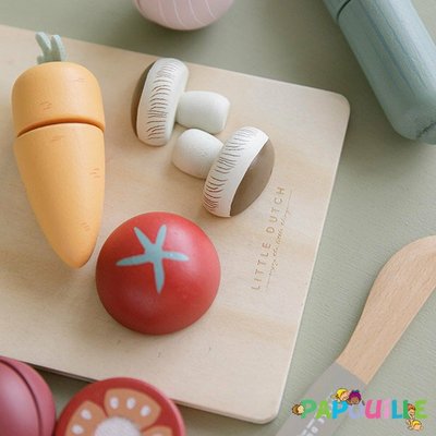 Jouets - Jouets d'Imitation et d'Imagination - Légumes à découper en bois