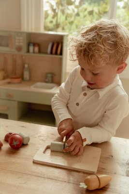 Jouets - Jouets d'Imitation et d'Imagination - Légumes à découper en bois