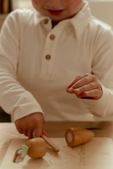 Jouets - Jouets d'Imitation et d'Imagination - Légumes à découper en bois