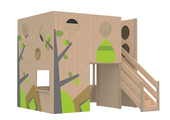Mobilier - Structure de motricité / activité intérieur - Structure de motricité arbre - Flora