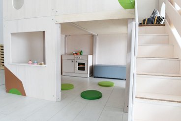 Mobilier - Structure de motricité / activité intérieur - Structure de motricité arbre - Flora