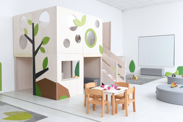 Mobilier - Structure de motricité / activité intérieur - Structure de motricité arbre - Flora