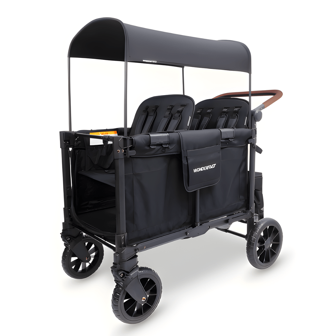 Poussette luxe pro - 4 places Noir - 6 mois +