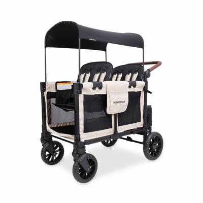 Puériculture - Poussette - Poussette luxe pro - 4 places Beige - 6 mois +