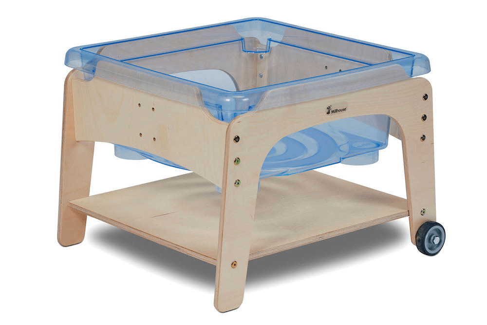 Table à roulettes sable et eau - H44
