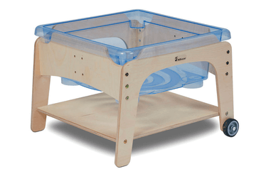 Jeux - Bac à Sable et Accessoires  - Table à roulettes sable et eau - H44
