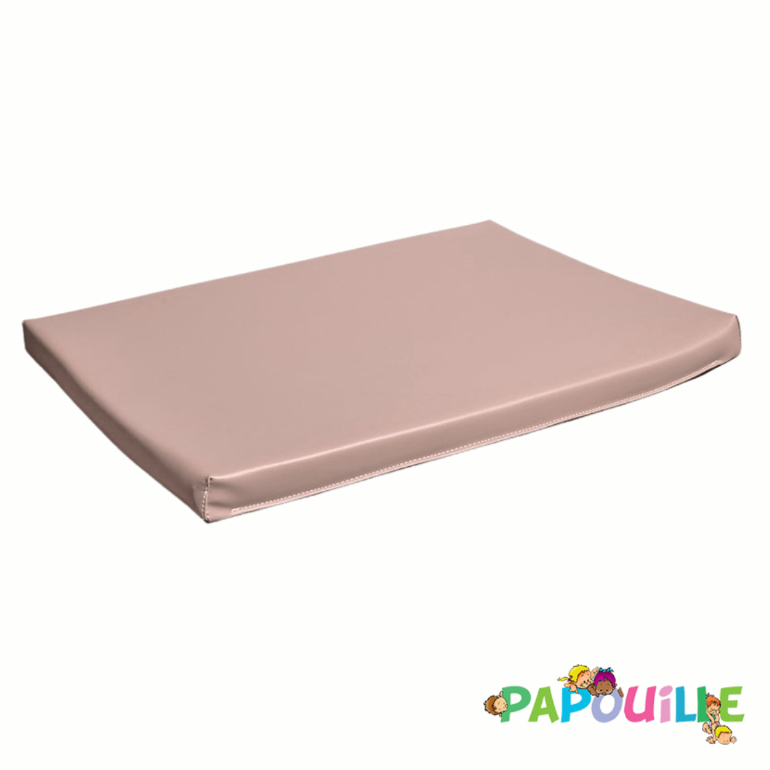 Matelas à langer plat 50 x 70 ep.4cm en mousse pvc taupe