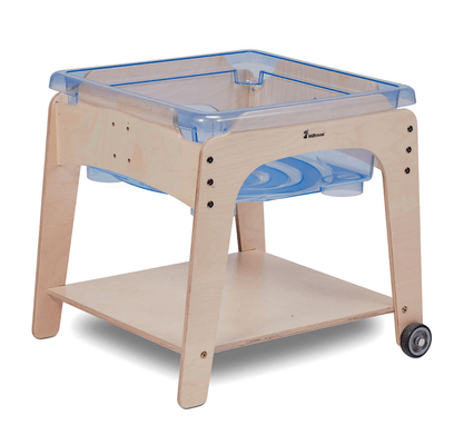 Jeux - Bac à Sable et Accessoires  - Table à roulettes sable et eau - H59
