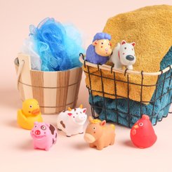 Jouets - Figurines - Lot de 7 animaux souples