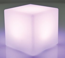 Motricité - Eveil Sensoriels et Tactiles - Cube lumineux sensoriel - LED - 10 cm