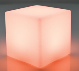 Motricité - Eveil Sensoriels et Tactiles - Cube lumineux sensoriel - LED - 10 cm