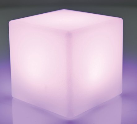 Motricité - Eveil Sensoriels et Tactiles - Cube lumineux sensoriel - LED - 10 cm