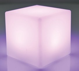 Motricité - Eveil Sensoriels et Tactiles - Cube lumineux sensoriel - LED - 10 cm