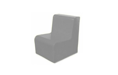 Mobilier - Meuble en mousse et Pouf - Chauffeuse droite 17 cm gris