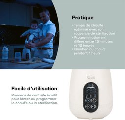 Repas - Chauffe biberon et stérilisation - Chauffe-biberon Nomade - NutriSmart