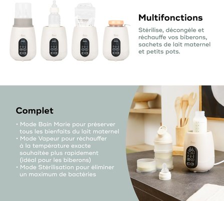 Repas - Chauffe biberon et stérilisation - Chauffe-biberon Nomade - NutriSmart