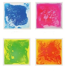 Motricité - Eveil Sensoriels et Tactiles - Carreaux sensoriels - Pack 4 pièces