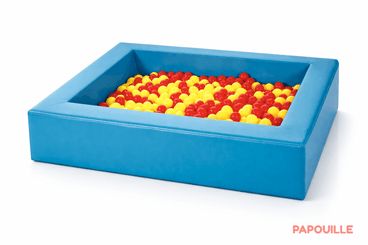 Motricité - Piscine à balles - Piscine à balles en mousse revêtement pvc little turquoise