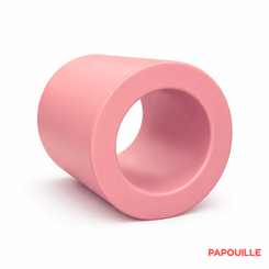 Motricité - Module de Motricité Bébé - Module tunnel le tube en mousse rose