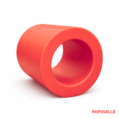 Motricité - Module de Motricité Bébé - Module tunnel le tube en mousse rouge