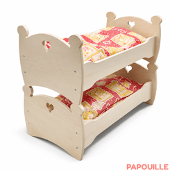 Mobilier - Mobilier de jeux d'imitation - Lits superposés pour poupées