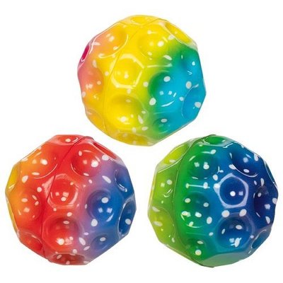 Jouets - Jouets à Pousser, à Tirer - Balle super rebondissante arc-en-ciel