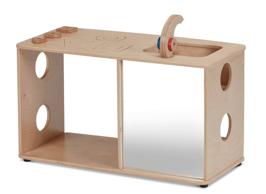 Mobilier - Mobilier de jeux d'imitation - Cuisine d'activités 6 mois et + avec robinet en bois