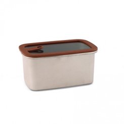 Repas - Raviers, Coupelles et boite de conservation - Boite de conservation - 1.4 L - Inox micro-ondable