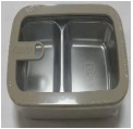Repas - Raviers, Coupelles et boite de conservation - Boite de conservation 2 compartiments - 65 cl - Micro-ondable