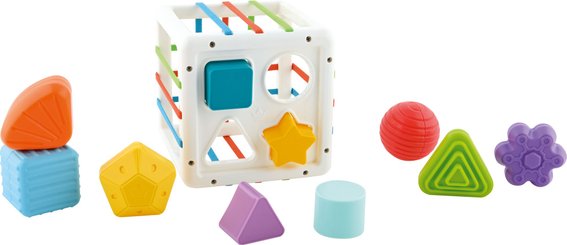 Jouets - Jouets à Empiler ou à Encastrer - Cube trieur de formes