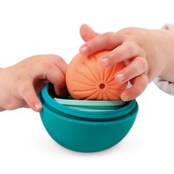 Jouets - Jouets à Empiler ou à Encastrer - 3 Balles sensorielles à empiler