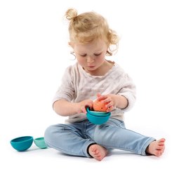 Jouets - Jouets à Empiler ou à Encastrer - 3 Balles sensorielles à empiler