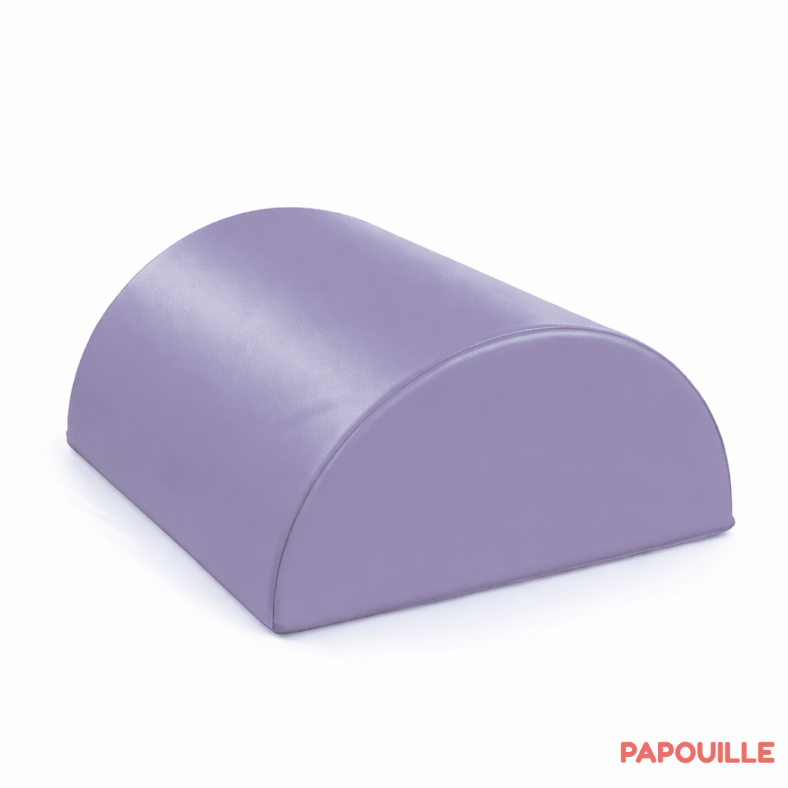 Module bloc demi 1/2 rond en mousse pvc h.23cm parme