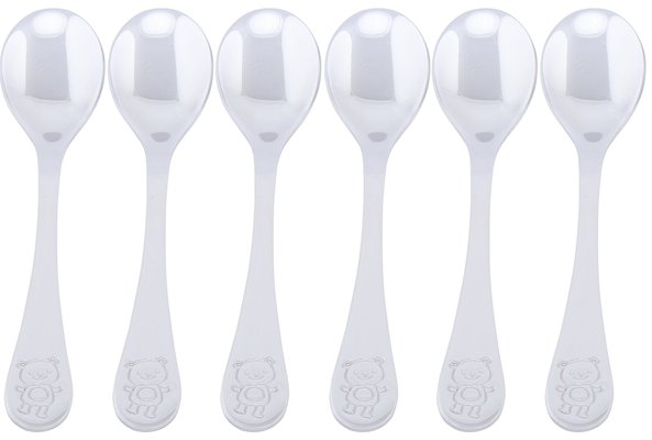 Repas - Couverts Enfant, Adulte - Cuillères à café Ourson - Lot de 6