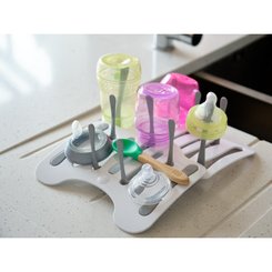 Repas - Accessoires pour Biberons - Égouttoir à biberons et accessoires compact