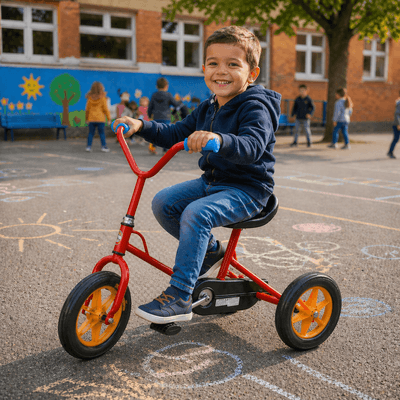 Jeux - Tricycles, Trotinette et Vélos - Tricycle à chaîne avec pédalier central enfant n°1