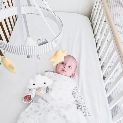Couchage - Mobile de Lit Bébé et Veilleuse - Mobile musical Penguin & Pals - 0m+