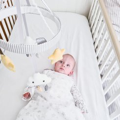 Couchage - Mobile de Lit Bébé et Veilleuse - Mobile musical Penguin & Pals - 0m+
