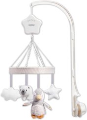 Couchage - Mobile de Lit Bébé et Veilleuse - Mobile musical Penguin & Pals - 0m+