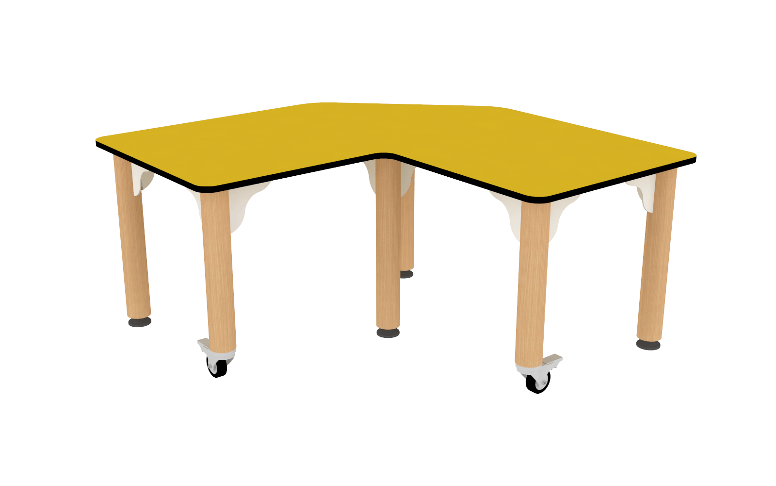 Table papillon - T00 - Jaune