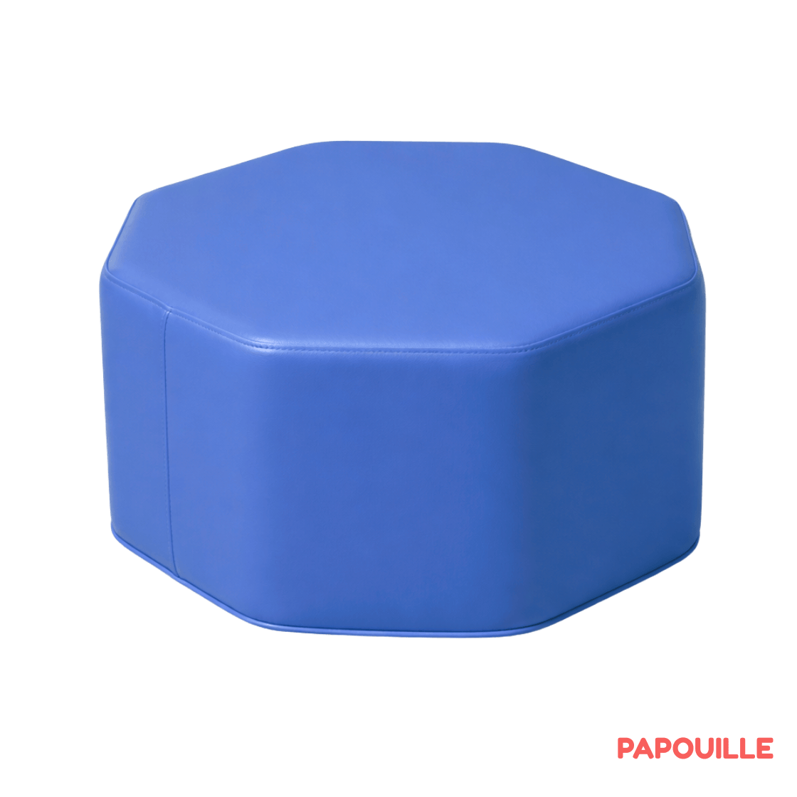 Pouf octogone en mousse pvc h.25cm