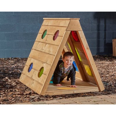 Mobilier - Aire de jeux et structure extérieure - Tunnel à ramper - triangle
